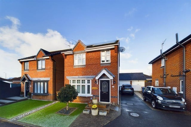 This three bedroom, three bathroom detached house is for sale with Hunters for £245,000.
