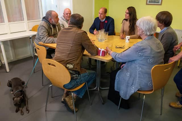 During their visit the Royal Couple learnt more about the Cost of Living crisis. Picture Bruce Rollinson