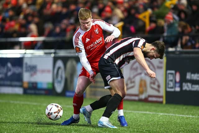 Boro were pegged back to a 1-1 home draw by Spennymoor on New Year's Day. Photo by Zach Forster