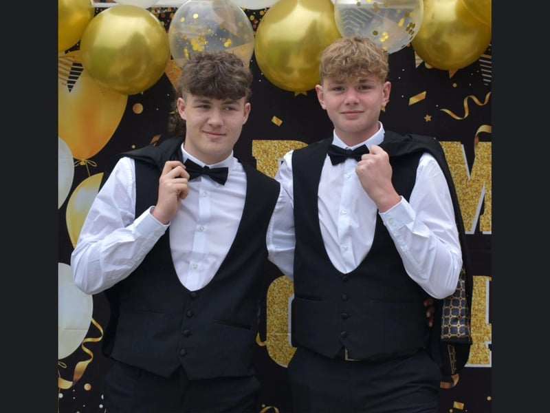 A handsome duo.