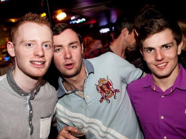 Tom, Carl and James in the George