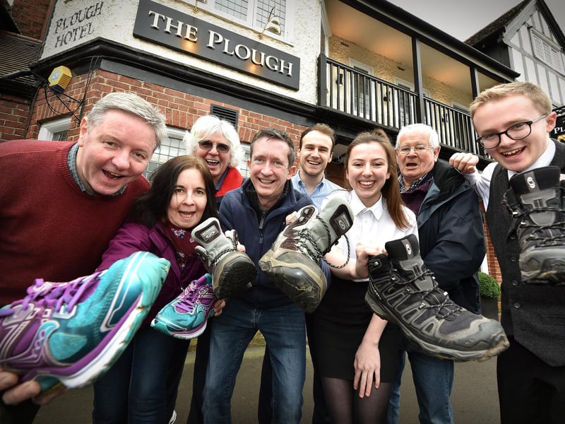 Outside The Plough - John White, Tom Gillom, Annabel and Jamie Wallis,Tom Harrison, Ellie Geall, Ian Anderson and Jack Rewcroft