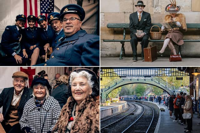 Fun at North Yorkshire Moors Railway's Through the Decades event.