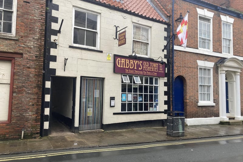 Gabby's Chippy is situated in the historic Bridlington Old Town on the High Street. A Tripadvisor review said "Brilliant vegan/veggie options which makes a great change....even vegan scraps, yum! The portions are huge, very fresh, gorgeous batter on the fish option."
