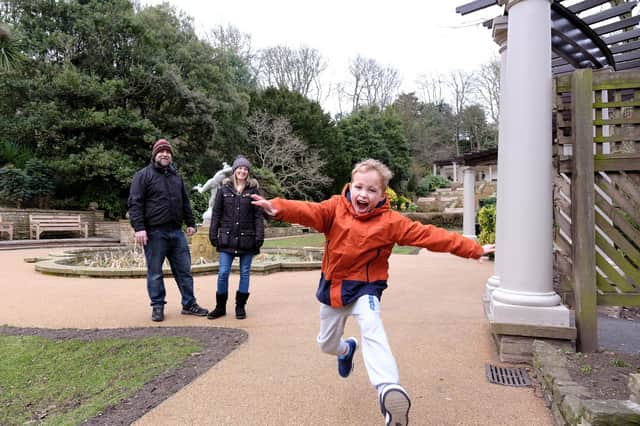 South Cliff gardens and the Italian Gardens have opened after being improved as part of a regeneration project
