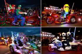 Scarborough Goldwing Light Parade 2024