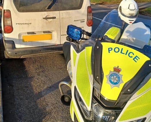 Two men have been arrested after police noticed a strong smell of cannabis during a vehicle stop in Seamer