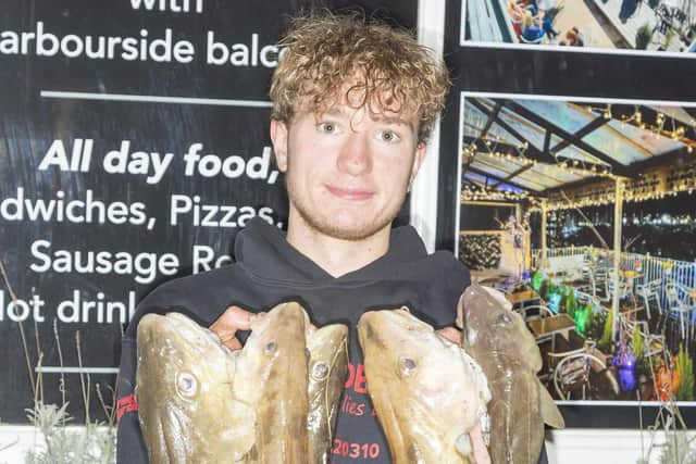 Ryan Collinson with Wednesday's Heaviest Bag of Fish of 15 lb 11 oz. PHOTO BY PETER HORBURY