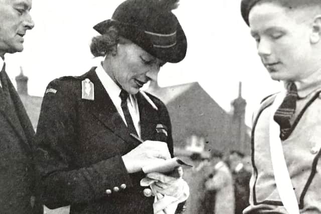 1944 Lady Mountbatten, Supt-in-Chief and a Lowestoft Cadet
