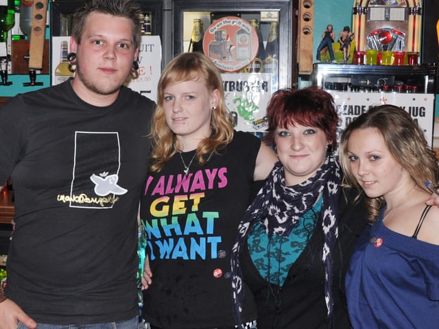 Vivaz's bar staff Tom, Drea, Kim and Emma.
