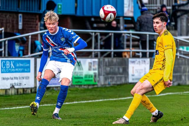 Harley Dawson in action for Whitby. Photo by Brian Murfield