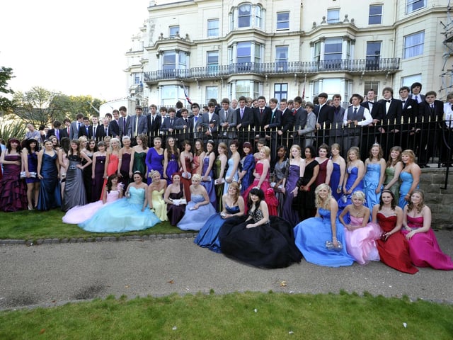Scalby School's prom night.