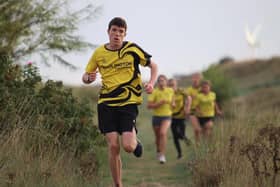 Micah Gibson impressed at the Sledmere Sunset Trail 10k.