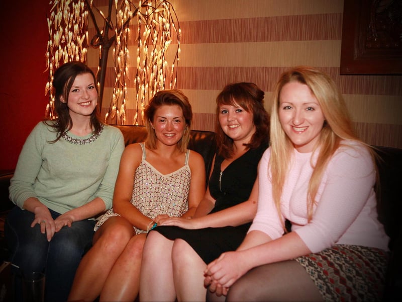 Spawe, Emily, Penny and Beth catch up in Tui's cocktail bar.
142431k