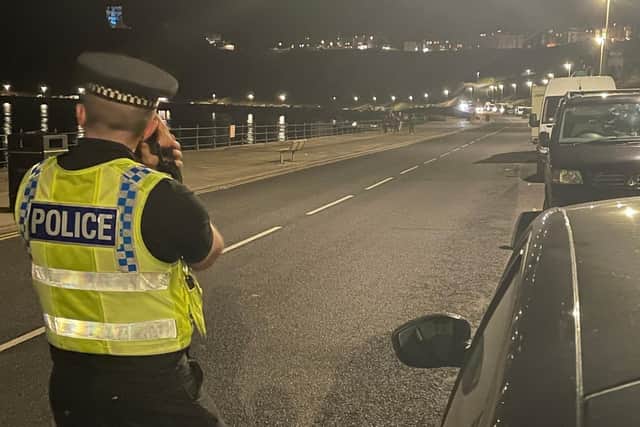 North Yorkshire Police stopped several drivers after reports of cars racing on Scarborough's seafront. (Photo: North Yorkshire Police)