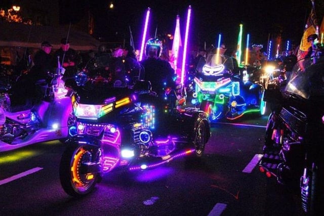 The popular Scarborough Goldwing Light Parade is on September 9. The even features free admission, daytime display with raffle, tombola and gift shop, nighttime parade of Goldwing motorcycles,closing fireworks display all in aid of Yorkshire Air Ambulance.