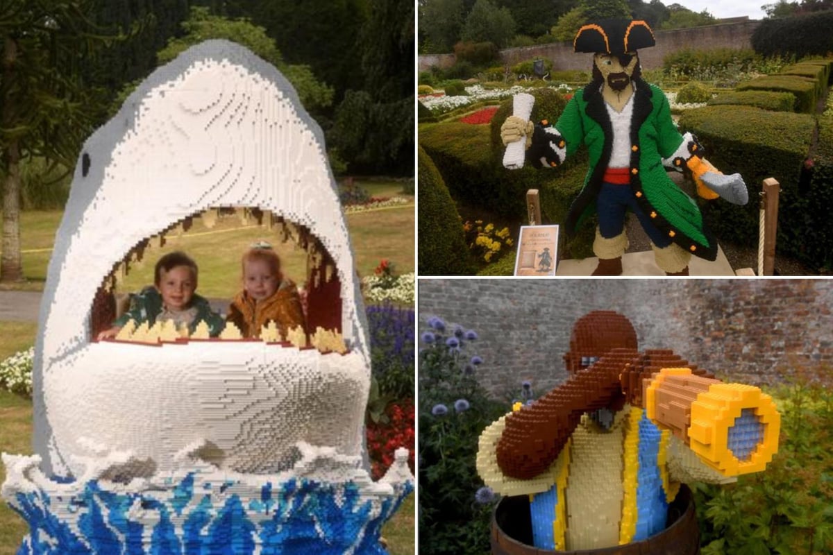 IN PICTURES: Youngsters 'treasure' their time at Sewerby Hall Iconic Bricks Pirates! exhibition