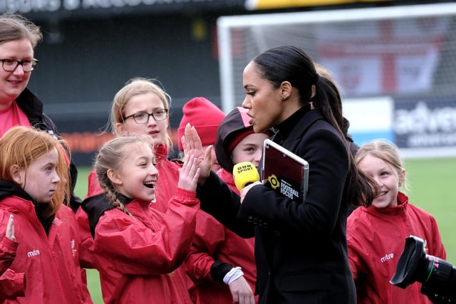 Scarborough Athletic Girls Under-11s are delighted to meet Lionesses legend Alex Scott