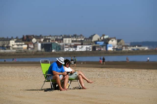 Bridlington beach. (Pic credit: Jonathan Gawthorpe)