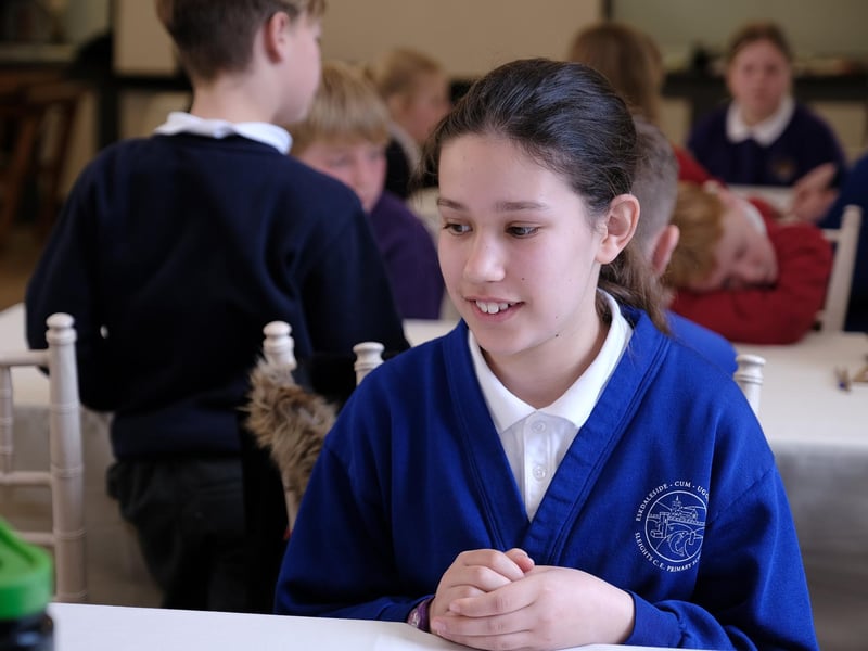 Children from Whitby area primaries at the leadership event.picture: Richard Ponter