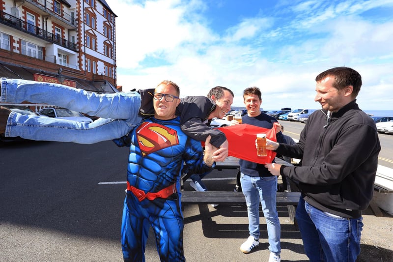 Calling in Superman to help out at The Met! picture: Richard Ponter