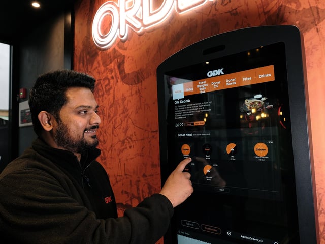 Making an order...