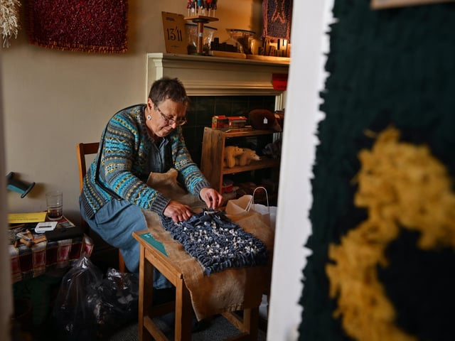 Working at home. photo: Richard Ponter
