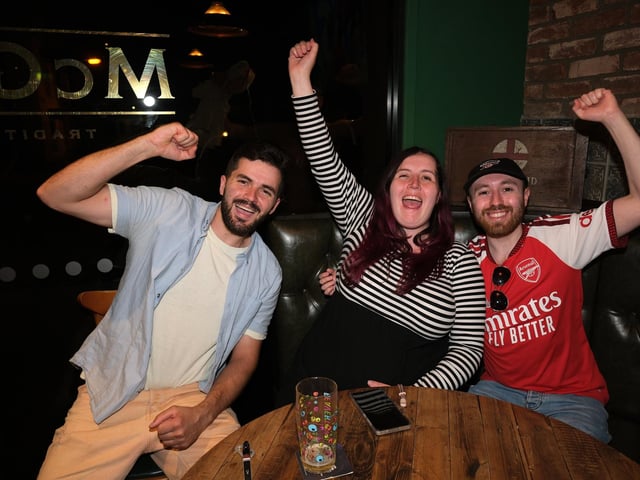We're singing for England. photo: Richard Ponter