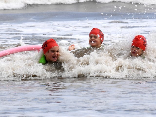 Splashing around!