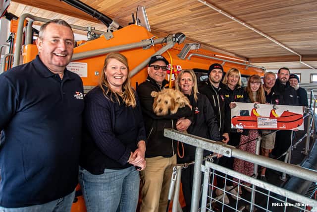 Abi Holmes and Evie Pattison have raised an amazing £16,019.50. Photo: RNLI/Mike Milner