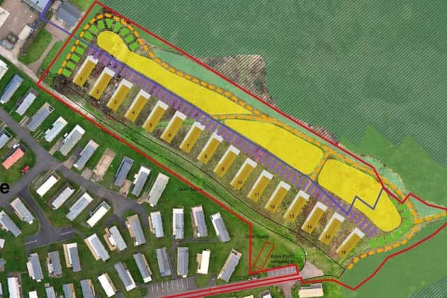 Landscape concept, Reighton Sands Holiday Park. Courtesy Haven Leisure.