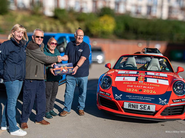 Jigsaw presentation to Steve Clarke and Lynn Shaw in Bridlington.