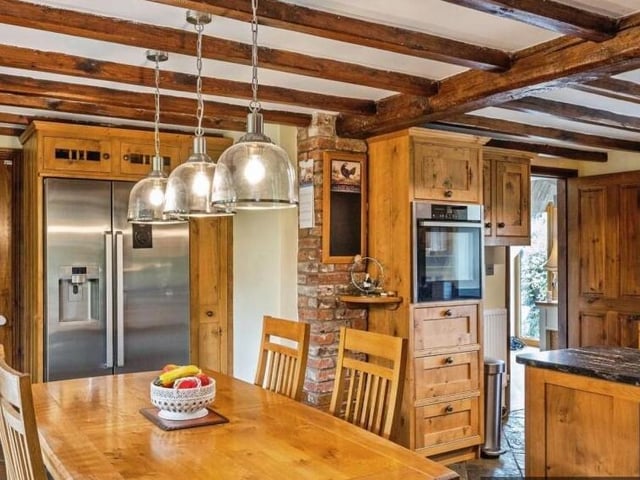 Informal, comfortable dining space for family and friends, linked to the kitchen.