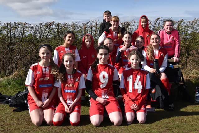 SLFC U13s lost 5-0 to York RI. Photos by Sarah Farrar