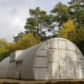 Rachel Whiteread's Nissen Hut, in Dalby Forest