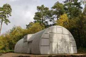Rachel Whiteread's Nissen Hut, in Dalby Forest