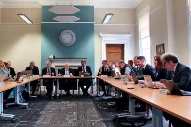 North Yorkshire Council's executive committee meeting.picture: LDRS