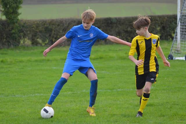 Heslerton Under-14s (blue kit) v Scalby Under-14s