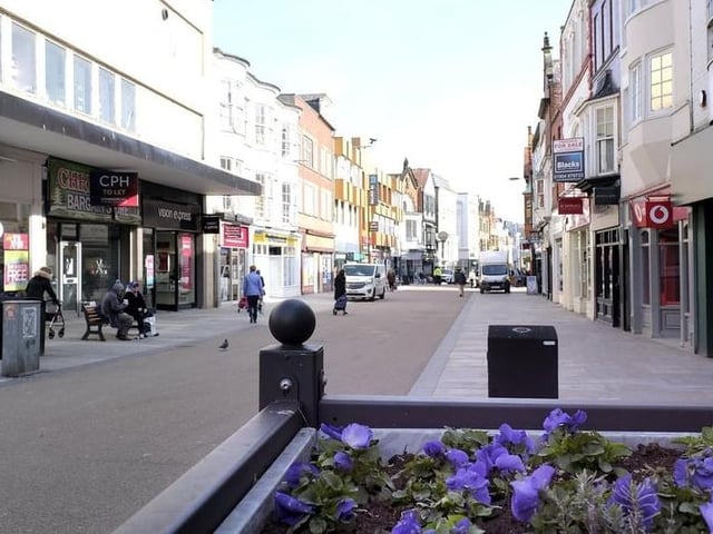A quiet high street in 2020, when the Coronavirus pandemic forced shops to close.