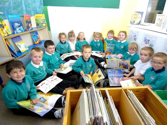 2007. East Whitby School new starters.....Pictured are Emma Winspear, Ella Stephenson, Jordan Porteus, Andrew Partner, Cody Nicholis, Charlotte Kerr, Leo Homer, Nathan Cummins, Chantelle Collinson, Jack Collier, Jodie Clarkson, Libby Belchamber and Kieron Ahmed
