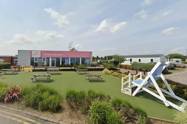 Primrose Valley Holiday Park Reception, Filey. Google Maps