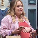 Derry Girls actress Nicola Coughlan in filming for Tales of the Unexpected. photo: Lisa Thompson