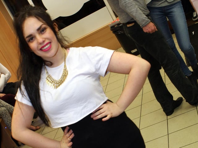 Aimee on a girls night out