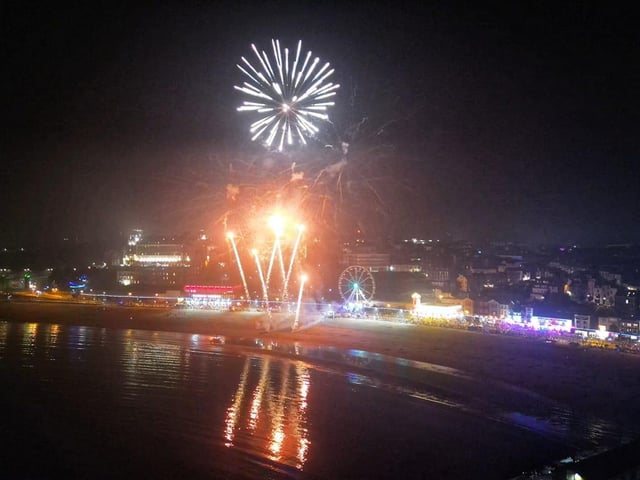 Scarborough's Honda Goldwing Light Display came to town over the weekend.