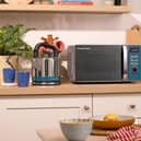 Stylish and functional: Russell Hobbs expands its popular range with the Distinctions Microwave.