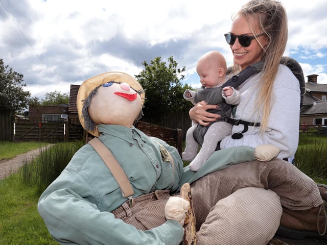 Emily and daughter Poppy enjoy the festival
