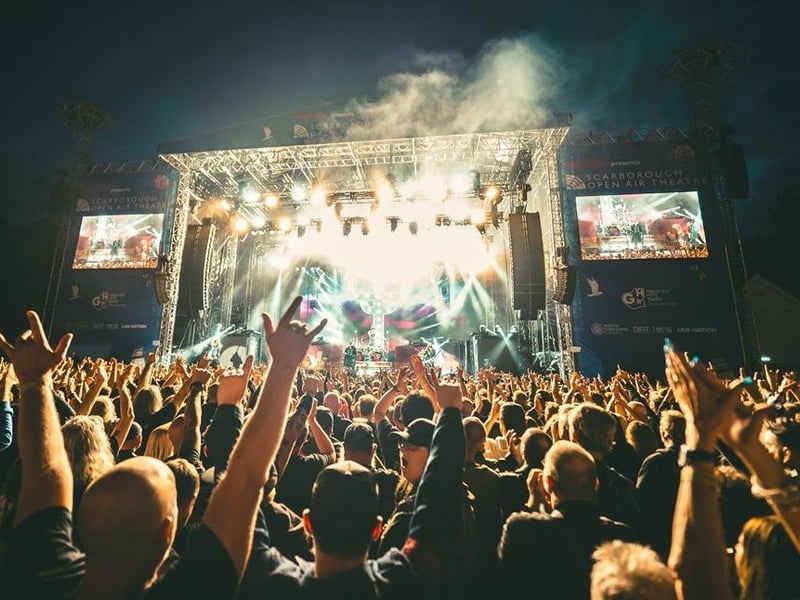 Revellers enjoying the night in Scarborough. photo: Cuffe & Taylor