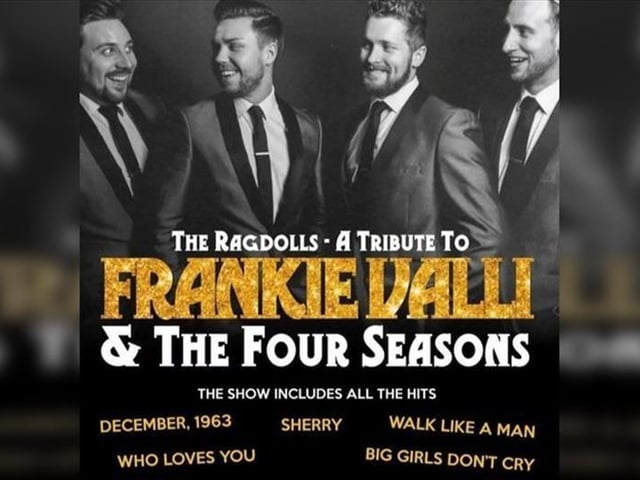 The Ragdolls will be performing a show called 'Tribute To the Jersey Boys' at whitby Pavilion, on June 23. The Ragdolls will take listeners back by performing songs by Frankie Valli & The Four Seasons, recreating the iconic sound of the Jersey Boys.