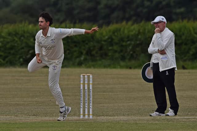 All-rounder Ethon Stones hit 46 for Wykeham in their win against Ebberston. Photo by Simon Dobson