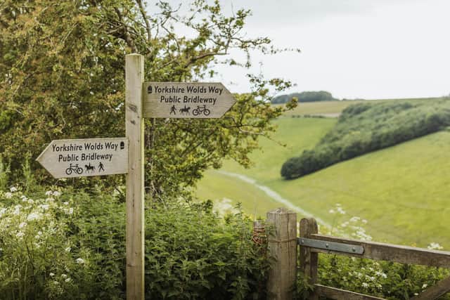 Visitors seeking shorter adventures can join guided walks on the Yorkshire Wolds.